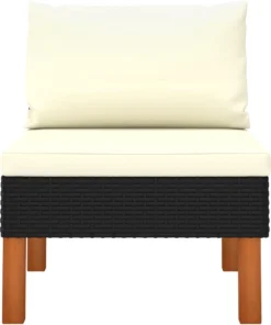 Prolenta Premium - Ensemble De Salon 3 Pièces Polyrotin Et Bois D'eucalyptus Massif - Maison Et Jardin -Jardin Meubles Magasin 1000x1200