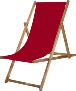 Chaise Longue En Bois Springos | Chaise De Plage | Chaise Longue | Ajustable | Bois De Hêtre | Fabriqué à La Main | Bourgogne