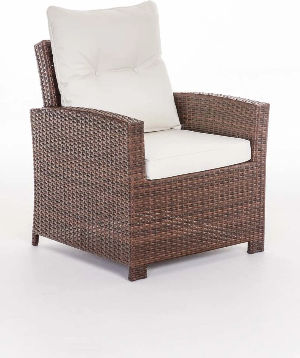 Chaise De Jardin Deluxe - Résistant Aux Intempéries - Aspect Chaise Longue - Osier - Marron - Lot De 1 Chaises De Jardin 2 Chaise De Jardin Deluxe - Résistant Aux Intempéries - Aspect Chaise Longue - Osier - Marron - Lot De 1 Chaises De Jardin – Image 2