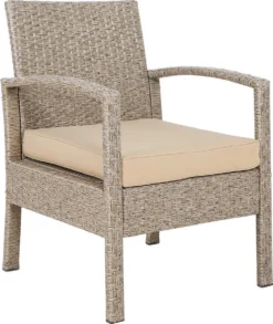 Casaria Polyrattan Lounge Set Coussins D'assise Canapé 2 Chaises Ensemble De Jardin - Grijs Beige -Jardin Meubles Magasin 1011x1200 2