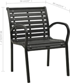 La Dolce Vita - Chaises De Jardin - Chaises D'extérieur - Chaises De Terrasse - Chaises De Jardin - Chaises Longues D'extérieur - Chaises De Table De Jardin - Chaises De Jardin 2 Pcs Acier Et HKC Noir 10 La Dolce Vita - Chaises De Jardin - Chaises D'extérieur - Chaises De Terrasse - Chaises De Jardin - Chaises Longues D'extérieur - Chaises De Table De Jardin - Chaises De Jardin 2 Pcs Acier Et HKC Noir -Jardin Meubles Magasin 1017x1200 1
