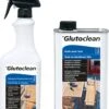 Glutoclean Kit D'entretien Teck Et Bois Dur - 750 Ml Nettoyant Et Dégraissant - 1 Litre D'huile - Redonne Couleur - Protection Longue Durée