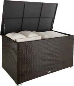 Tectake - Boîte à Oreillers Oslo - Espace De Rangement - Diverses Couleurs - Marron - 404244 -Jardin Meubles Magasin 1030x1200 2