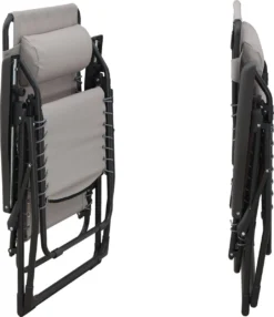 GENERIC - Fauteuil De Jardin Avec Accoudoirs ZERO GRAVITY - Lounger - Transat De Jardin - Multiples Positions - Pliable - Avec Kussen Intégré - Acier - Beige - 100 Kg MAX - 91x65.5x116 Cm 9 GENERIC - Fauteuil De Jardin Avec Accoudoirs ZERO GRAVITY - Lounger - Transat De Jardin - Multiples Positions - Pliable - Avec Kussen Intégré - Acier - Beige - 100 Kg MAX - 91x65.5x116 Cm -Jardin Meubles Magasin 1036x1200 1