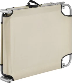 Lot De 2 Transats Chaises Longues Inclinables Réglables En 5 Positions Bains De Soleil Design Avec Anses De Transport Capacité De Charge 110 Kg Acier Polyester Argenté Mat Beige [casa.pro] -Jardin Meubles Magasin 1038x1200 1