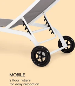 Chaise De Jardin Blumfeldt Limala - Chaise Longue - Chaise Relax - Dossier Réglable En 6 Positions - 2 Rabats - Capacité De Charge : 150 Kg Max. -Jardin Meubles Magasin 1047x1200 2