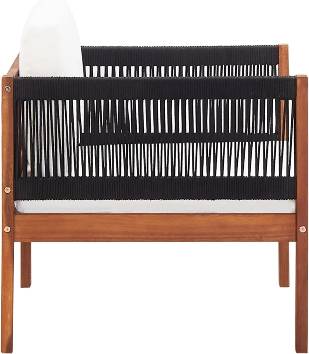 La Dolce Vita - Chaises De Jardin - Chaises D'extérieur - Chaises De Terrasse - Chaises De Jardin - Chaises Longues D'extérieur - Chaises De Table De Jardin - Chaises De Jardin 2 Pcs Bois D'acacia Massif 4 La Dolce Vita - Chaises De Jardin - Chaises D'extérieur - Chaises De Terrasse - Chaises De Jardin - Chaises Longues D'extérieur - Chaises De Table De Jardin - Chaises De Jardin 2 Pcs Bois D'acacia Massif – Image 4