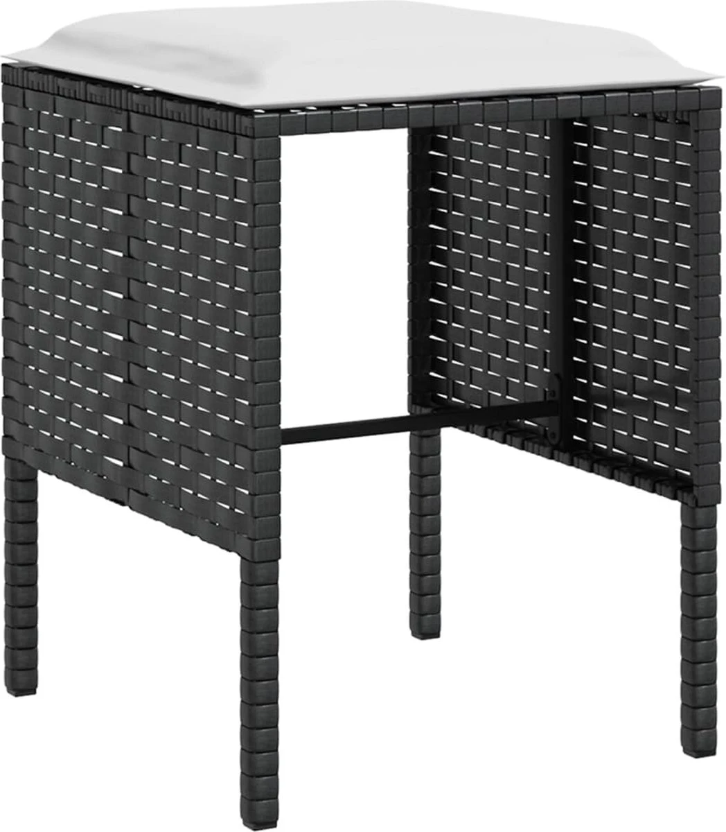 Prolenta Premium - Ensemble De Salon 5 Pièces Avec Coussins En Forme De L Poly Rotin Noir - Maison Et Jardin 9 Prolenta Premium - Ensemble De Salon 5 Pièces Avec Coussins En Forme De L Poly Rotin Noir - Maison Et Jardin – Image 9