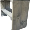 Banc Décoratif / Table D'appoint En Bois D'échafaudage - 100 Cm De Long - Grey Wash - Banc De Jardin - Banc - Table