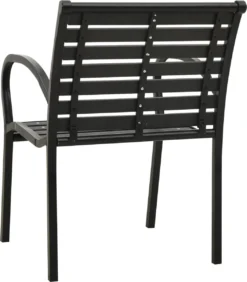 La Dolce Vita - Chaises De Jardin - Chaises D'extérieur - Chaises De Terrasse - Chaises De Jardin - Chaises Longues D'extérieur - Chaises De Table De Jardin - Chaises De Jardin 2 Pcs Acier Et HKC Noir 9 La Dolce Vita - Chaises De Jardin - Chaises D'extérieur - Chaises De Terrasse - Chaises De Jardin - Chaises Longues D'extérieur - Chaises De Table De Jardin - Chaises De Jardin 2 Pcs Acier Et HKC Noir -Jardin Meubles Magasin 1051x1200 1