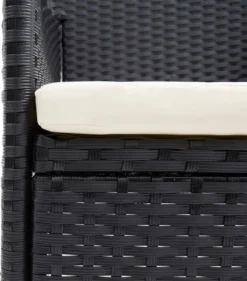 La Dolce Vita - Salon De Jardin 5 Pièces - Salon De Terrasse - Salon De Jardin Avec Chaises Et Table - Salon De Plein Air Avec Coussins Poly Rotin Noir 14 La Dolce Vita - Salon De Jardin 5 Pièces - Salon De Terrasse - Salon De Jardin Avec Chaises Et Table - Salon De Plein Air Avec Coussins Poly Rotin Noir -Jardin Meubles Magasin 1055x1200 1