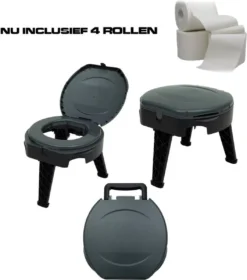 Cadeau FÊTE DES PÈRES - Cadeaux Papa - Valise De Voyage Camping WC Mobile Pliable - Avec 4 Rouleaux De Papier Toilette - Pas De WC Chimique -Jardin Meubles Magasin 1057x1200 1