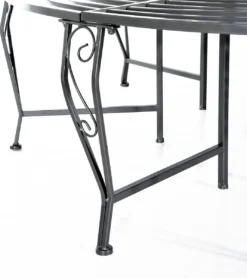 Outsunny 360° Banc D'arbre Banc Rond Banc De Jardin Banc Banc De Parc Banc De Jardin En Métal 84B-123 -Jardin Meubles Magasin 1068x1200