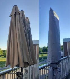 Housse De Parasol Pour Double Parasol - Silvergrey - 250x55x60 Cm - Housse De Parasol 3 Têtes - DIAMOND 7 Housse De Parasol Pour Double Parasol - Silvergrey - 250x55x60 Cm - Housse De Parasol 3 Têtes - DIAMOND -Jardin Meubles Magasin 1070x1200 5