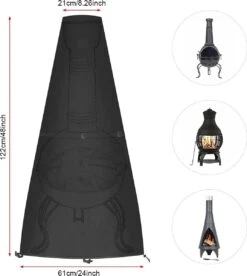 Housse Pour Chauffage De Terrasse, Housse Imperméable Et Résistante, Tissu Oxford, Housse De Protection Pour Chauffage D' Outdoor , Four De Terrasse, Chauffage De Jardin, 122 X 21 / 61 Cm -Jardin Meubles Magasin 1073x1200 2