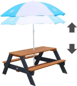 AXI Nick Table Pique Nique Avec Parasol Anthracite & Marron - Table De Jeu Enfant Pour Le Jardin 21 AXI Nick Table Pique Nique Avec Parasol Anthracite & Marron - Table De Jeu Enfant Pour Le Jardin -Jardin Meubles Magasin 1074x1200 5