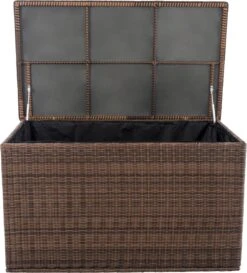 Opbergbox En Rotin XL - 148 X 85 X 84 Cm Marron - Boîte à Coussins De Jardin - Imperméable - Avec Couvercle - Pour L'intérieur & L'extérieur - Boîte De Jardin 11 Opbergbox En Rotin XL - 148 X 85 X 84 Cm Marron - Boîte à Coussins De Jardin - Imperméable - Avec Couvercle - Pour L'intérieur & L'extérieur - Boîte De Jardin -Jardin Meubles Magasin 1086x1200 6