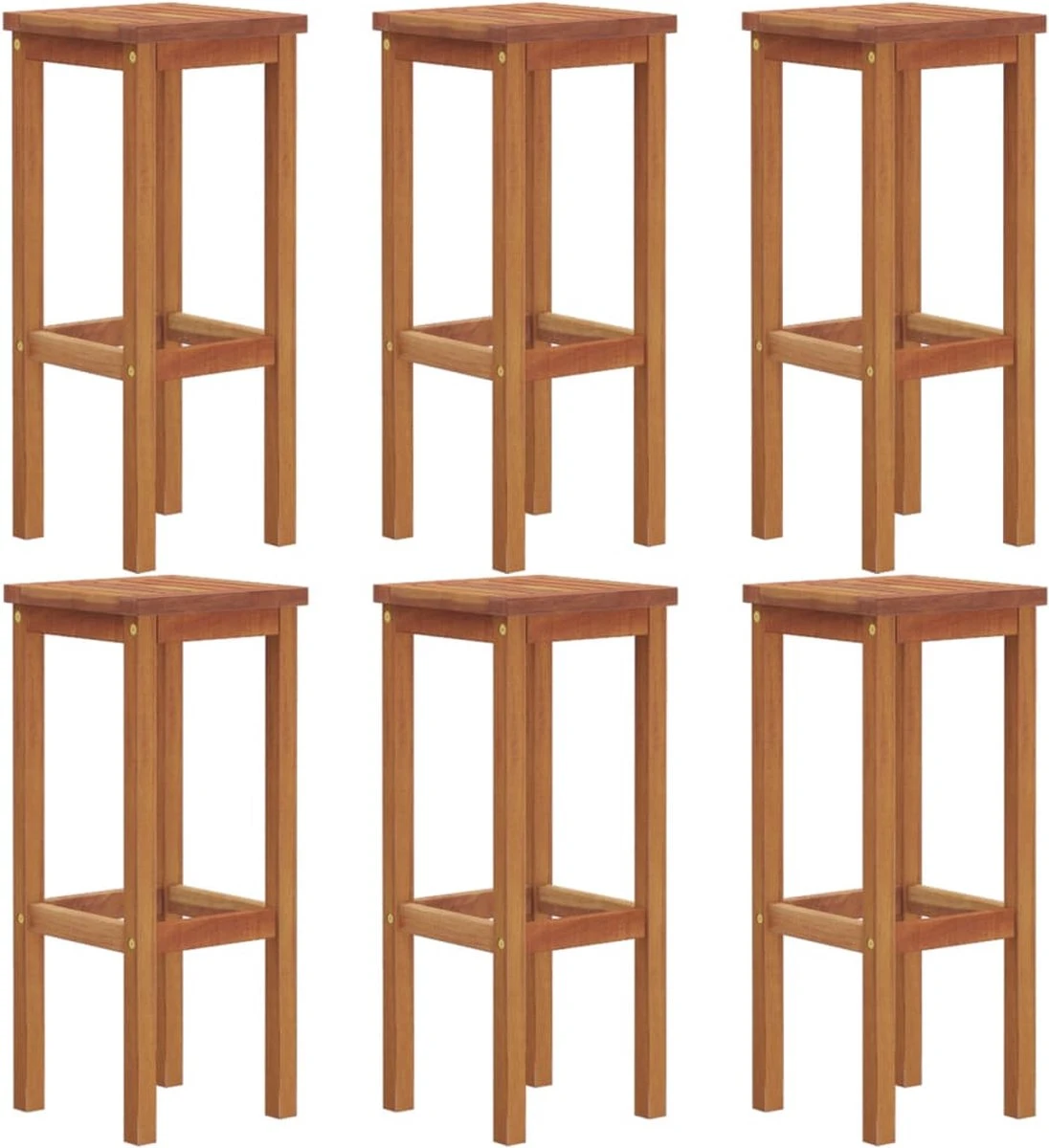 Ensemble De Bar De Jardin Premium - Ensemble De Bar De Jardin 7 Pièces En Bois D'acacia Massif 7 Ensemble De Bar De Jardin Premium - Ensemble De Bar De Jardin 7 Pièces En Bois D'acacia Massif – Image 7