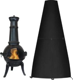 Housse Pour Chauffage De Terrasse, Housse Imperméable Et Résistante, Tissu Oxford, Housse De Protection Pour Chauffage D' Outdoor , Four De Terrasse, Chauffage De Jardin, 122 X 21 / 61 Cm