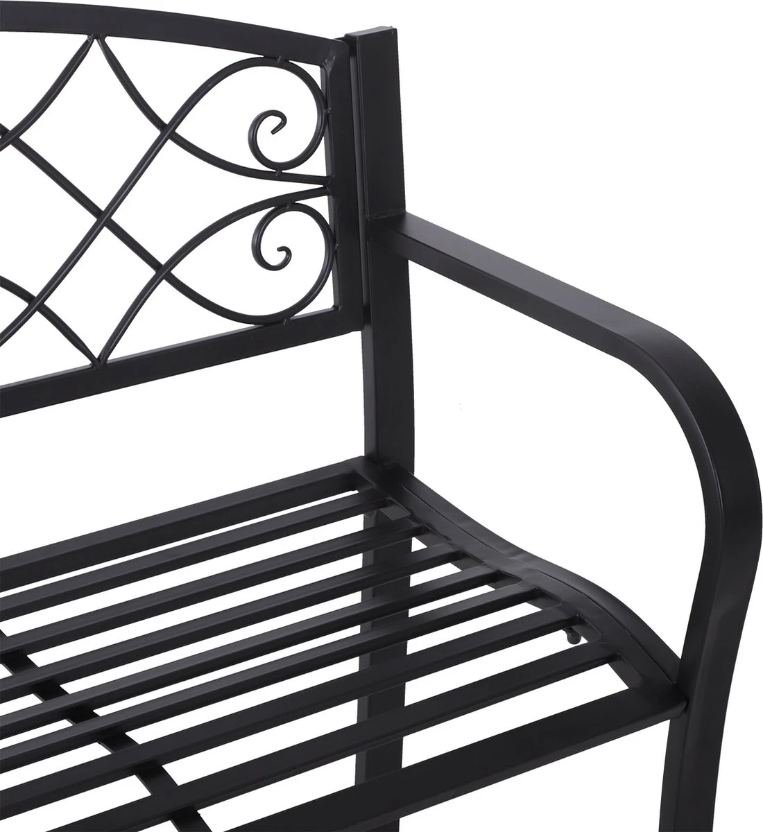 Outsunny Canapé De Jardin 2 Places Banc Mobilier De Jardin Canapé En Métal Avec Accoudoirs Inoxydable 84B-284 7 Outsunny Canapé De Jardin 2 Places Banc Mobilier De Jardin Canapé En Métal Avec Accoudoirs Inoxydable 84B-284 – Image 7