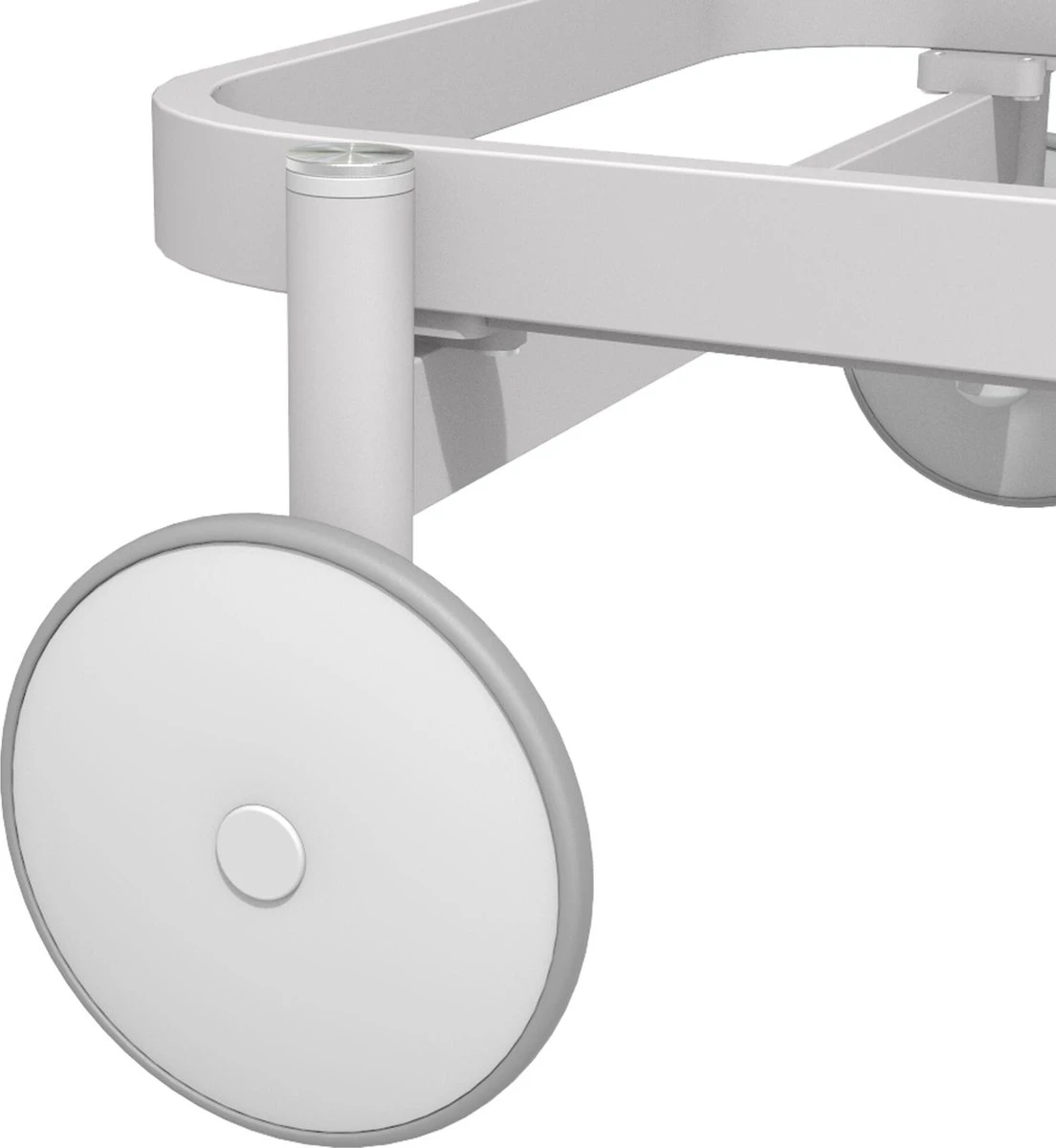 NATERIAL - Transat ARENA - Transat De Jardin Avec Dossier Réglable - 198X82X90 Cm - 5 Positions - Avec Kussen - Avec Roulettes - Aluminium - Polypropylène - Blanc - Gris 7 NATERIAL - Transat ARENA - Transat De Jardin Avec Dossier Réglable - 198X82X90 Cm - 5 Positions - Avec Kussen - Avec Roulettes - Aluminium - Polypropylène - Blanc - Gris – Image 7