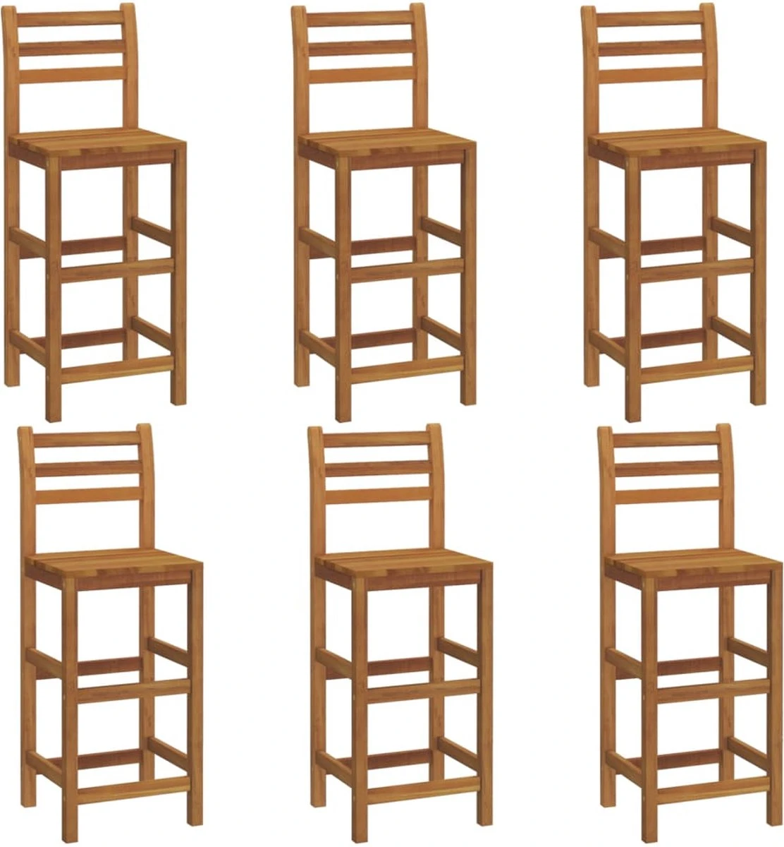 Ensemble De Bar De Jardin Premium - Ensemble De Bar De Jardin 7 Pièces En Bois D'acacia Massif 8 Ensemble De Bar De Jardin Premium - Ensemble De Bar De Jardin 7 Pièces En Bois D'acacia Massif – Image 8