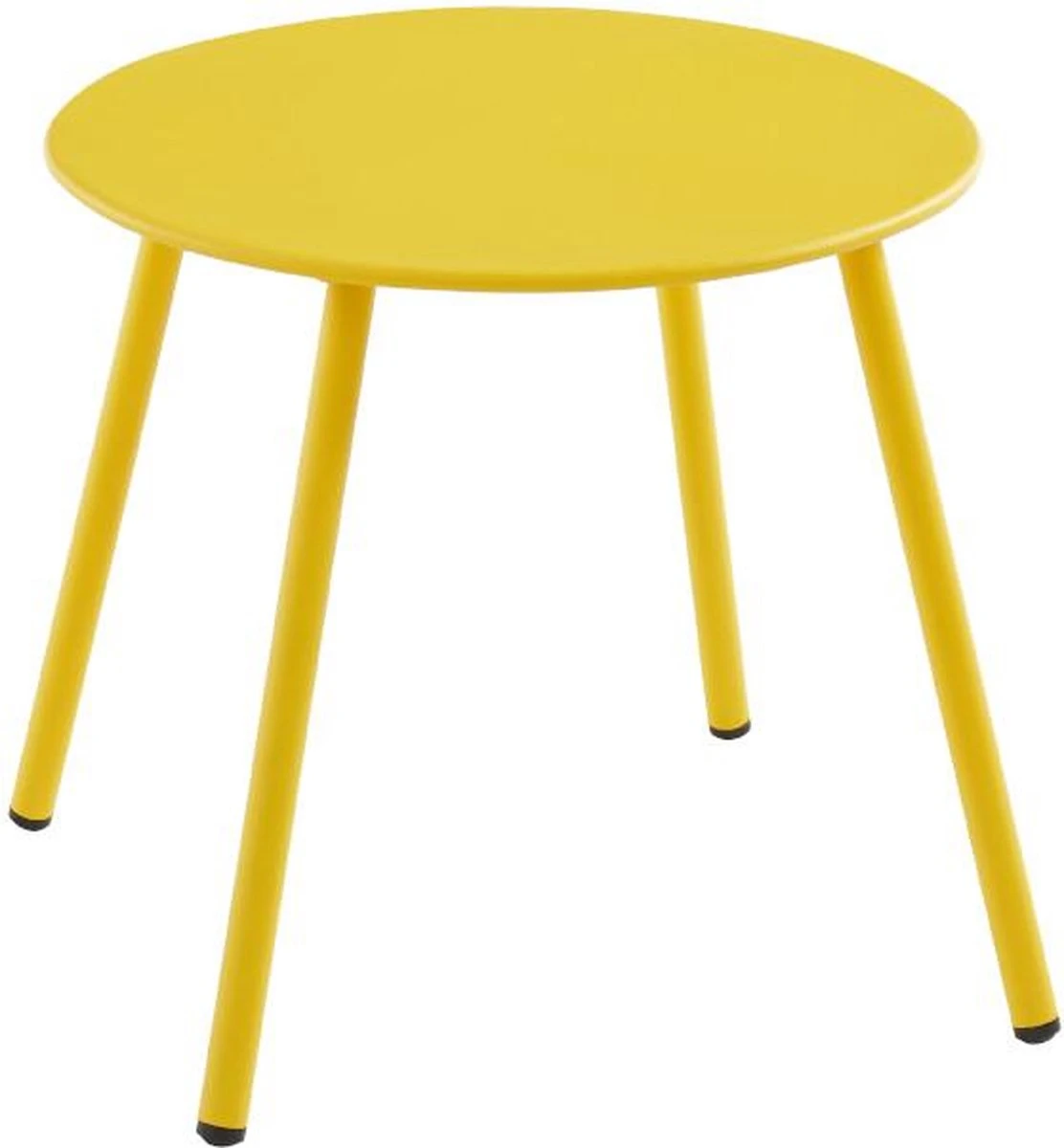 MYLIA Salon De Jardin MIRMANDE En Métal : 2 Fauteuils Empilables Et Une Table D'appoint - Jaune L 60 Cm X H 71,5 Cm X P 67,5 Cm 5 MYLIA Salon De Jardin MIRMANDE En Métal : 2 Fauteuils Empilables Et Une Table D'appoint - Jaune L 60 Cm X H 71,5 Cm X P 67,5 Cm – Image 5