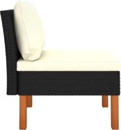 Prolenta Premium - Ensemble De Salon 3 Pièces Polyrotin Et Bois D'eucalyptus Massif - Maison Et Jardin -Jardin Meubles Magasin 1119x1200 2