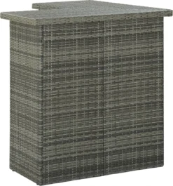 Prolenta Premium - Ensemble De Bar De Jardin 8 Pièces Avec Coussins Poly Rotin Gris -Jardin Meubles Magasin 1119x1200 6