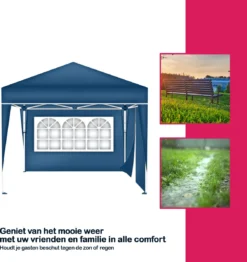 Coazy | Tente De Réception étanche 3x3 Mètres Pliable Avec 2 Parois Latérales | Pavillon Avec 2 Panneaux Latéraux | Facile à Monter | Tente Pop-up Avec Piquets, Corde Et Pieds Antidérapants 16 Coazy | Tente De Réception étanche 3x3 Mètres Pliable Avec 2 Parois Latérales | Pavillon Avec 2 Panneaux Latéraux | Facile à Monter | Tente Pop-up Avec Piquets, Corde Et Pieds Antidérapants -Jardin Meubles Magasin 1130x1200 2