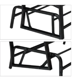 Balançoire De Jardin Relaxdays - Siège De Balançoire - Balançoire De Canapé De Jardin - Métal - Résistant Aux Intempéries -Jardin Meubles Magasin 1130x1200