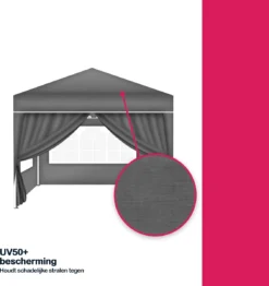 Coazy | Tente De Réception étanche 3x3 Mètres Pliable Avec 4 Parois Latérales | Pavillon Avec 4 Panneaux Latéraux | Facile à Monter | Tente Pop-up Avec Piquets, Corde Et Pieds Antidérapants 13 Coazy | Tente De Réception étanche 3x3 Mètres Pliable Avec 4 Parois Latérales | Pavillon Avec 4 Panneaux Latéraux | Facile à Monter | Tente Pop-up Avec Piquets, Corde Et Pieds Antidérapants -Jardin Meubles Magasin 1130x1200 5