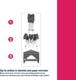 Coazy | Tente De Réception étanche 3x3 Mètres Pliable Avec 4 Parois Latérales | Pavillon Avec 4 Panneaux Latéraux | Facile à Monter | Tente Pop-up Avec Piquets, Corde Et Pieds Antidérapants 14 Coazy | Tente De Réception étanche 3x3 Mètres Pliable Avec 4 Parois Latérales | Pavillon Avec 4 Panneaux Latéraux | Facile à Monter | Tente Pop-up Avec Piquets, Corde Et Pieds Antidérapants -Jardin Meubles Magasin 1131x1200 4