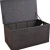 Opbergbox XXL - Étanche - Avec Couvercle - Pour L'intérieur & L'extérieur - Boîte à Coussins De Jardin - Boîte De Jardin - 120x68x63cm