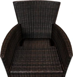 Deuba Ensemble De Jardin En Polyrotin 8x Chaise De Jardin Coussins Empilables Table De Jardin 190x90cm Marron -Jardin Meubles Magasin 1142x1200 7