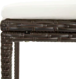 Ensemble De Bar De Jardin Premium - Ensemble De Bar De Jardin 5 Pièces Avec Coussins Poly Rotin Marron -Jardin Meubles Magasin 1148x1200 5