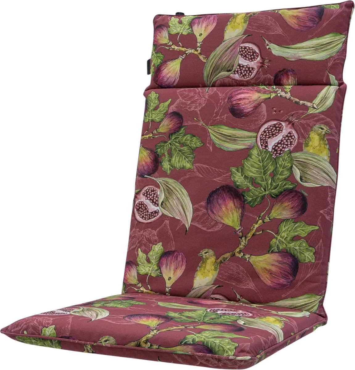 Madison - Coussin De Chaise De Jardin - 120cm X 50cm - Jasmin Bordeaux - Coussin De Jardin 1 Madison - Coussin De Chaise De Jardin - 120cm X 50cm - Jasmin Bordeaux - Coussin De Jardin