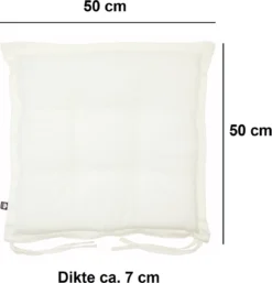 Coussin D'assise Kopu® Prisma Silver 50x50 Cm - Mousse Supérieure - Avec Cordes -Jardin Meubles Magasin 1154x1200 3