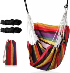 Chaise Hamac, Intérieur Et Extérieur, Chaise Suspendue, Pour Enfants, Chaise Suspendue, Jardin, Chaise Suspendue, Jusqu'à 150 Kg, Lavable, Pour Salon, Chambre, Terrasse