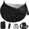 Hamac De Camping – Hamac D' Plein Air Pour Hamac Léger Pouvant Contenir Jusqu'à 350 Kg Hamacs Portables Pour Intérieur, Extérieur, Marche , Camping , Randonnée, Voyages, Arrière-cour, Jardin