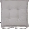 Coussin D'assise Kopu® Prisma Silver 50x50 Cm - Mousse Supérieure - Avec Cordes