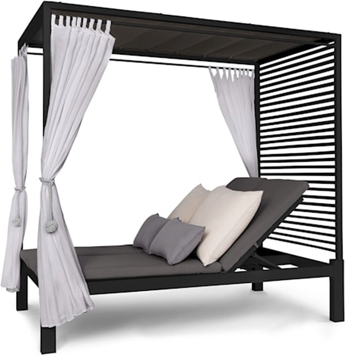 Bain De Soleil Blumfeldt Eremitage Double Lux - Chaise Longue Pour 2 Personnes - Dossier Réglable En 4 Positions - Kussen 6 Cm - Charge Jusqu'à 160 Kg 1 Bain De Soleil Blumfeldt Eremitage Double Lux - Chaise Longue Pour 2 Personnes - Dossier Réglable En 4 Positions - Kussen 6 Cm - Charge Jusqu'à 160 Kg