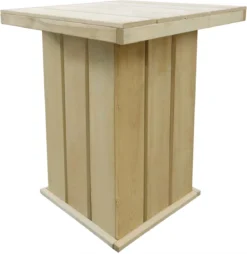 Prolenta Premium - Table Haute 75x75x110 Cm Bois De Pin Imprégné - Table - Table De Jardin - Tables De Tables De Jardin