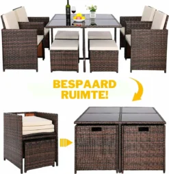 Pernada Living De Jardin - Salon De Jardin - Table De Jardin - Salon De Jardin 6 Personnes - Salon De Jardin Salon - Résistant Aux Intempéries