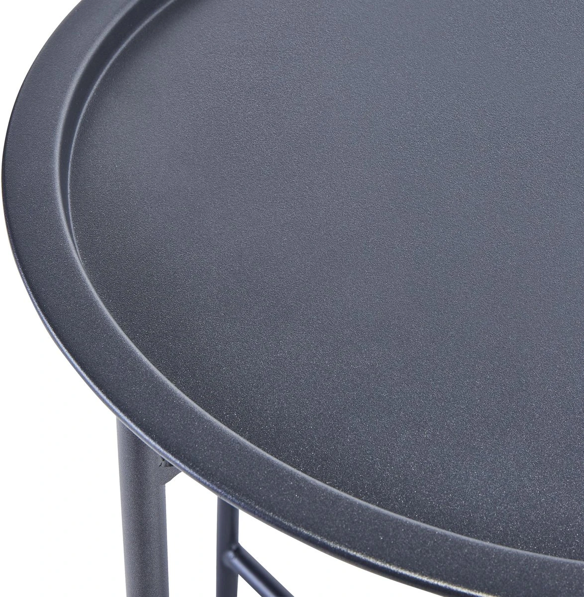 NATERIAL - Table D'appoint Plein Air MOBIS - Table De Jardin - Plateau Amovible - Ø45 Cm - Table Basse - Acier - Anthracite 3 NATERIAL - Table D'appoint Plein Air MOBIS - Table De Jardin - Plateau Amovible - Ø45 Cm - Table Basse - Acier - Anthracite – Image 3