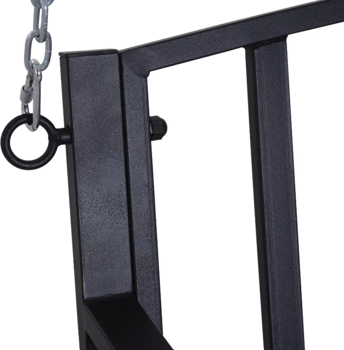 Banc Suspendu Nancy's Dunn - Banc De Jardin - Balançoire - 2 Places - Colliers - Métal - Zwart - 128 X 63 X 47 Cm 6 Banc Suspendu Nancy's Dunn - Banc De Jardin - Balançoire - 2 Places - Colliers - Métal - Zwart - 128 X 63 X 47 Cm – Image 6