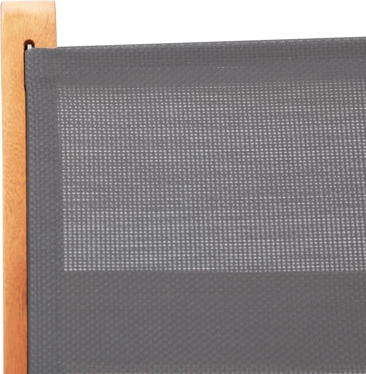 VidaLife Chaises De Jardin De Jardin Pliables 2 Pcs Bois D'eucalyptus Et Textilène Gris 8 VidaLife Chaises De Jardin De Jardin Pliables 2 Pcs Bois D'eucalyptus Et Textilène Gris – Image 8