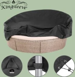 Kingsleeve Solar Island 188x50cm Tissu Oxford Rond Indéchirable Coupe-Vent 9 Kingsleeve Solar Island 188x50cm Tissu Oxford Rond Indéchirable Coupe-Vent -Jardin Meubles Magasin 1178x1200 17