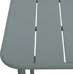 GENERIC - Table De Jardin Rectangulaire CAFE - 4 à 6 Personnes - L. 120 X L. 70 X H. 73,5 Cm - Plateau Aluminium - Structure Acier - Vert Agave - Table De Terrasse - Table à Manger -Jardin Meubles Magasin 1181x1200 12
