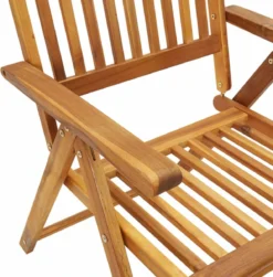 VidaXL Chaises De Jardin De Jardin 2 Pièces Réglables Avec Coussins En VidaXL Massif 18 VidaXL Chaises De Jardin De Jardin 2 Pièces Réglables Avec Coussins En VidaXL Massif -Jardin Meubles Magasin 1183x1200 3